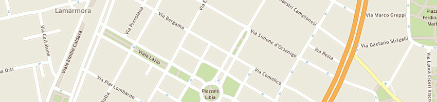 Mappa della impresa losacco vincenzo a MILANO