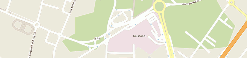 Mappa della impresa visa impianti di villa stefano a GIUSSANO