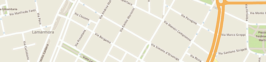 Mappa della impresa dama di citterio e nencini (sas) a MILANO
