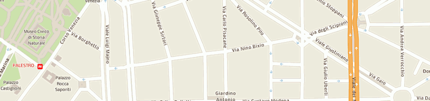 Mappa della impresa cerabolini paolo a MILANO