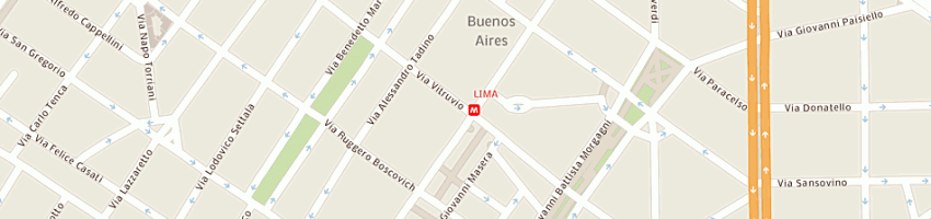 Mappa della impresa orologeria kostner di oreste kostner e csas a MILANO