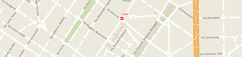 Mappa della impresa maggi maria a MILANO