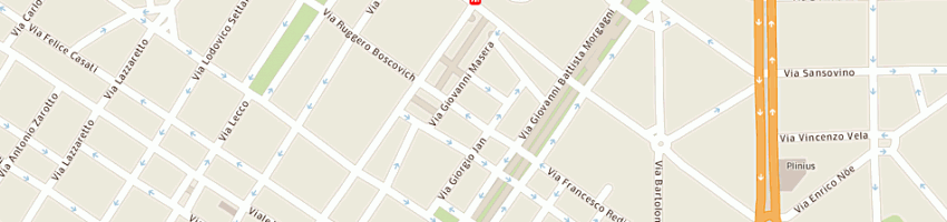 Mappa della impresa studio gm sas di g macri' e c a MILANO