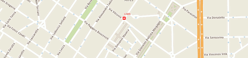Mappa della impresa peloni mara a MILANO