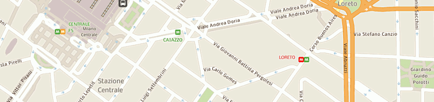 Mappa della impresa chekiang sas a MILANO