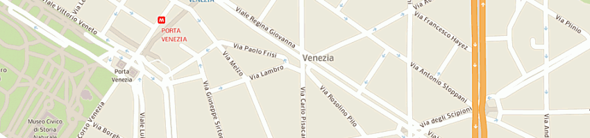 Mappa della impresa aaa acquisto antichita' di fischetti carmine a MILANO
