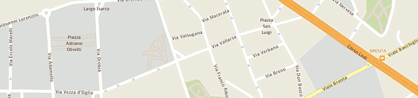 Mappa della impresa autosavi di napolitano saverio a MILANO