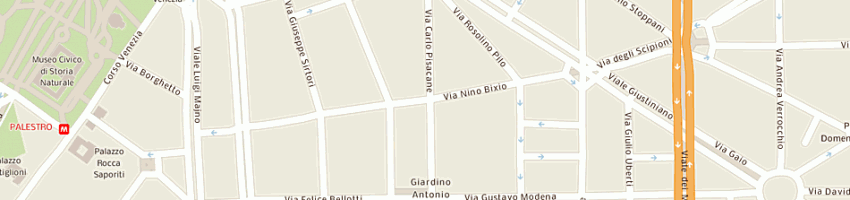 Mappa della impresa gilardi giovanni a MILANO