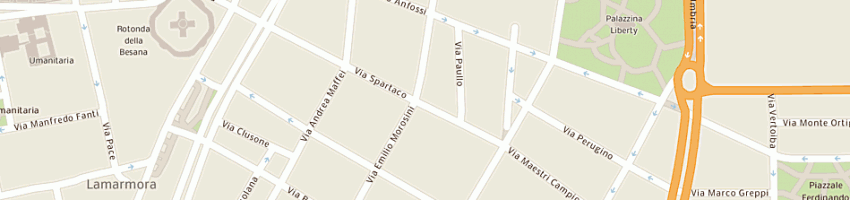 Mappa della impresa cartolibreria da stefania a MILANO