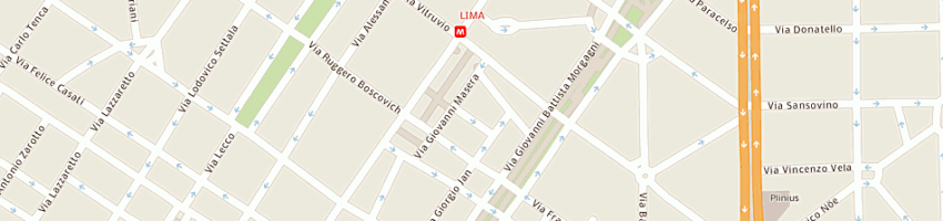 Mappa della impresa overdrive sas di paolo faldi e c a MILANO