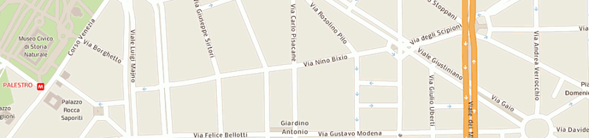 Mappa della impresa testa assicurazioni di bracchi renato giovanni a MILANO