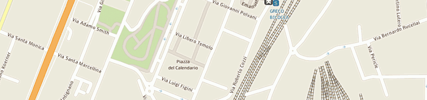 Mappa della impresa associaz interdiscip p l qual e l'accred prof d lab clin a MILANO