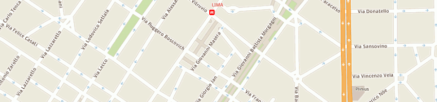 Mappa della impresa multiplo srl a MILANO