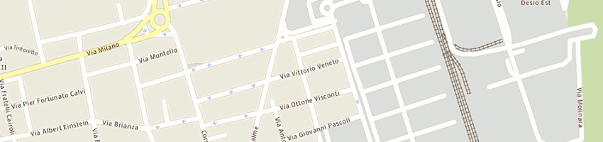 Mappa della impresa rivolta snc di a rivolta e c a DESIO