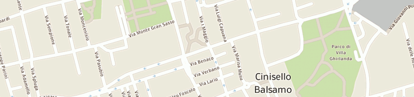 Mappa della impresa manglabar sas di manglaviti francesco e c a CINISELLO BALSAMO