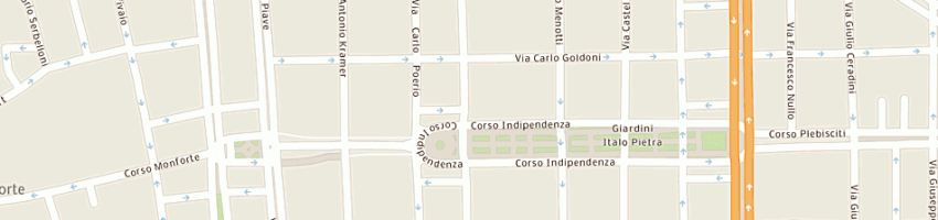 Mappa della impresa pini snc di enrico pini e c a MILANO