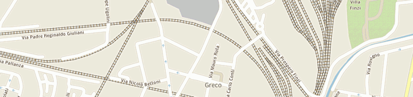 Mappa della impresa garage greco sas a MILANO