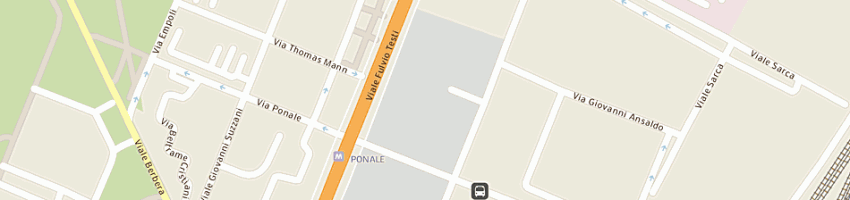 Mappa della impresa publia srl a MILANO