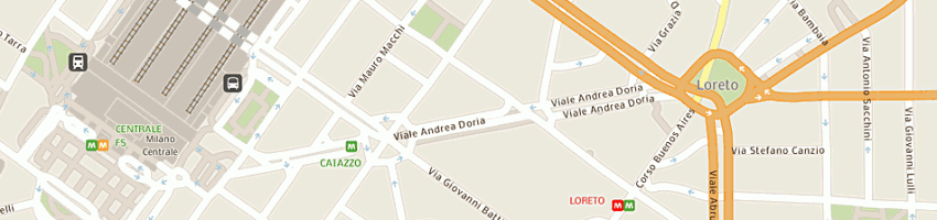 Mappa della impresa fiadim (srl) a MILANO