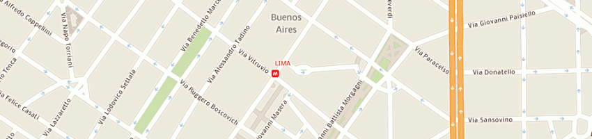 Mappa della impresa el botteghin di liguori antonio e c sas a MILANO