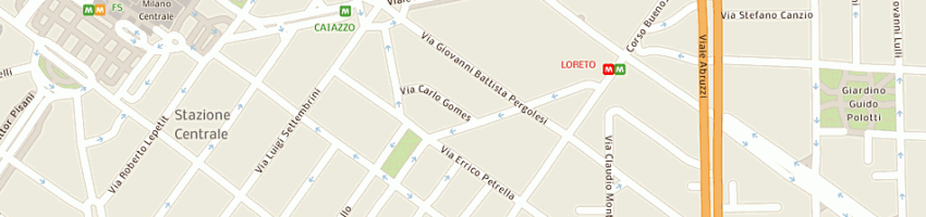 Mappa della impresa callegari giovanni a MILANO