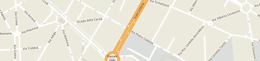 Mappa della impresa carlo spigaroli di celoria antonella e c sas a MILANO