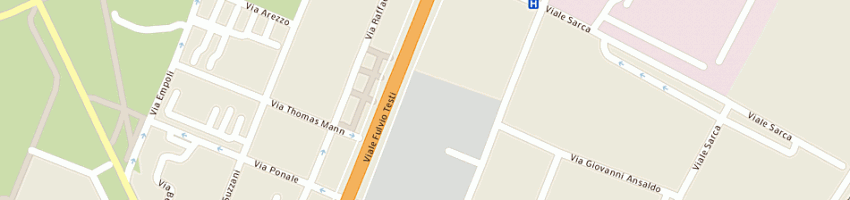 Mappa della impresa cam petroli srl a MILANO