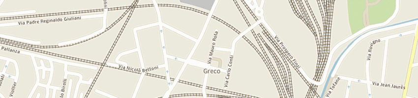 Mappa della impresa costa rappresentanze srl a MILANO
