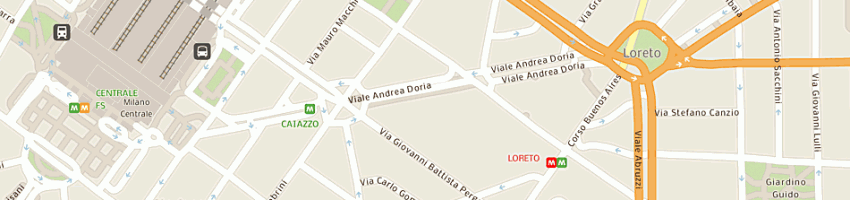 Mappa della impresa giaveco srl a MILANO