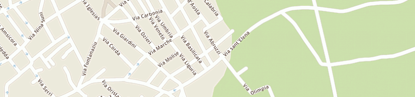 Mappa della impresa pinna gino a SINNAI