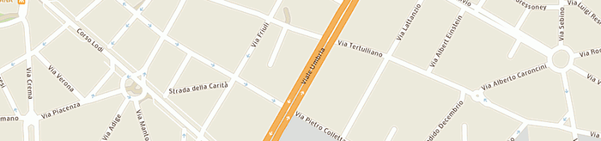 Mappa della impresa studio grafico aew di treves patrizia a MILANO
