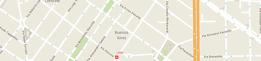 Mappa della impresa gruppo net spa a MILANO