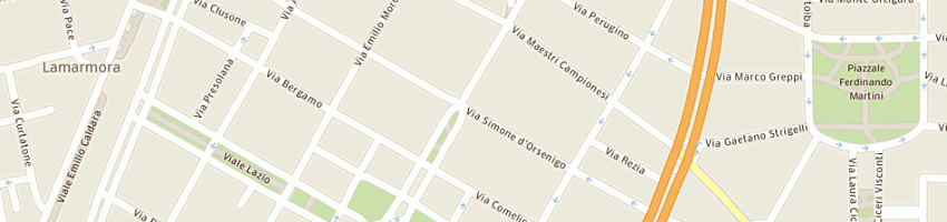Mappa della impresa immobiliare zavodo - sas di spaggiari amilcare e c a MILANO