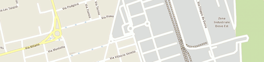Mappa della impresa omez sas di gerelli roberto e c a DESIO