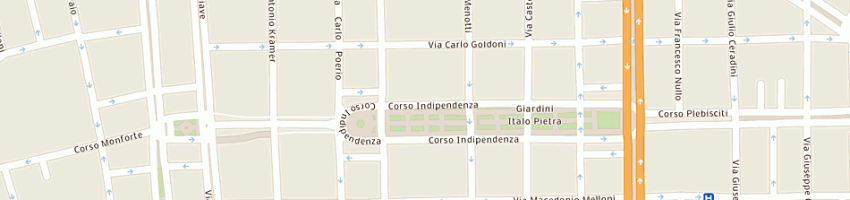 Mappa della impresa colombi giuliana a MILANO