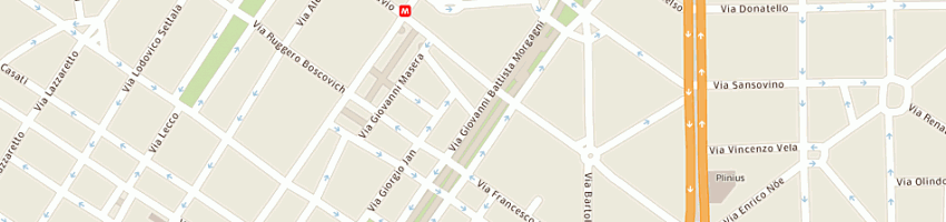 Mappa della impresa tessilpiega di lomboni a e c (sas) a MILANO