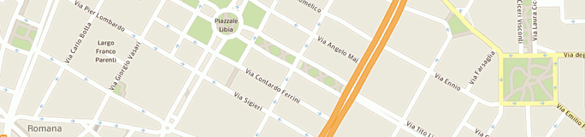 Mappa della impresa elettrodata 5 srl a MILANO