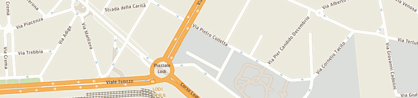 Mappa della impresa tecnos srl a MILANO