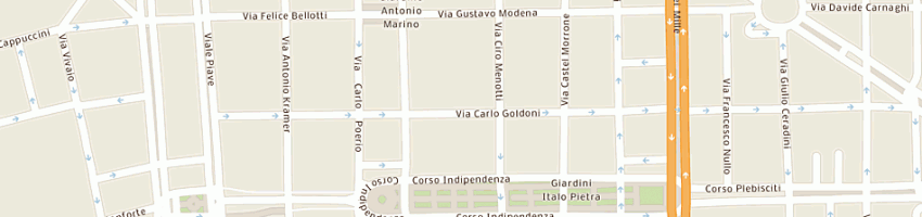 Mappa della impresa somenex di tomassini eraldo e c (sas) a MILANO