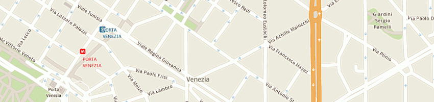 Mappa della impresa gefa sas di rosano emilio e c a MILANO