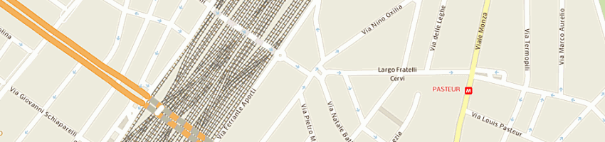 Mappa della impresa naco srl a MILANO