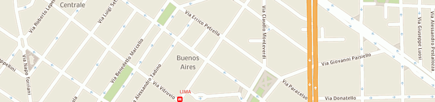 Mappa della impresa gameland srl a MILANO
