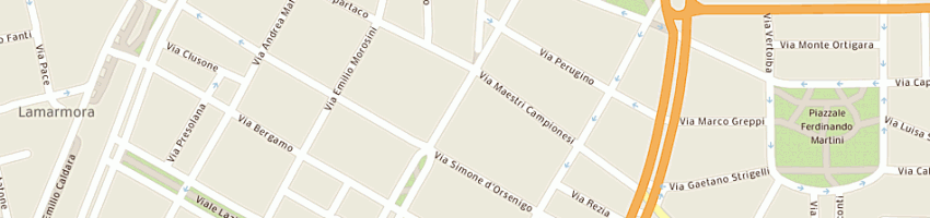Mappa della impresa unwired media srl a MILANO