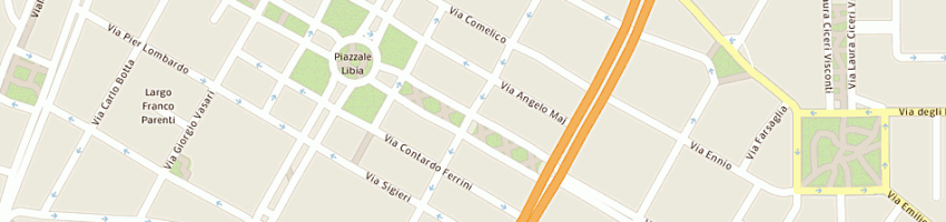 Mappa della impresa tuttifrutti sas a MILANO