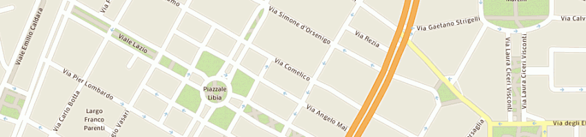 Mappa della impresa ced system srl a MILANO