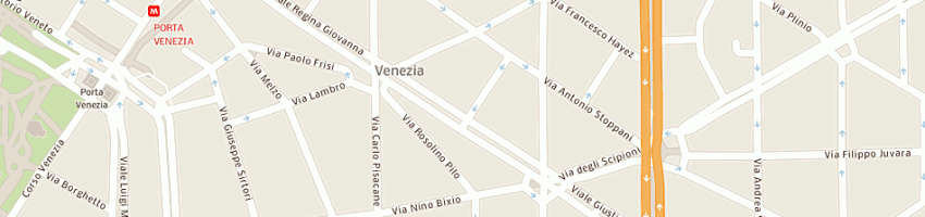 Mappa della impresa protelnet italian information office a MILANO