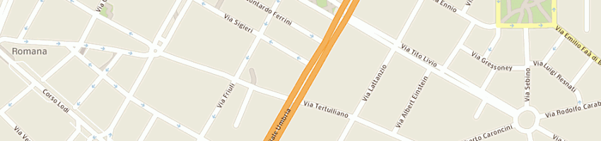 Mappa della impresa calvin klein inc a MILANO