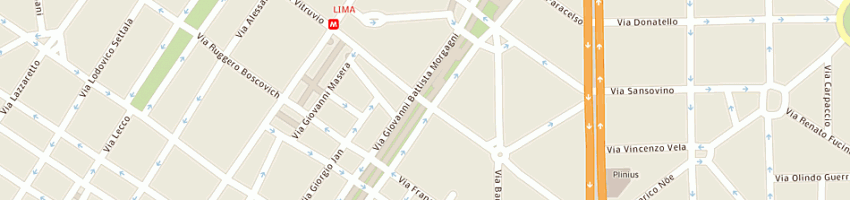 Mappa della impresa cannavo' roberto gaetano a MILANO