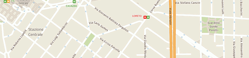 Mappa della impresa de jure nova sas di maria cristina badoglio monte e c a MILANO