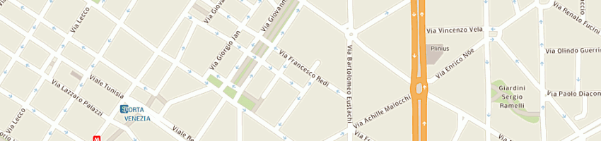 Mappa della impresa zerbetto fiorenzo a MILANO